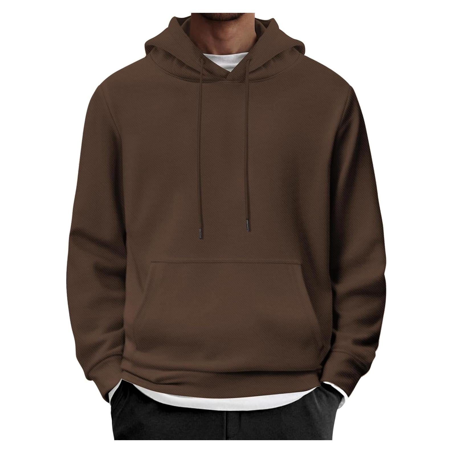 Sudadera con Capucha COOFANDY para Hombre XX-Large Marrón