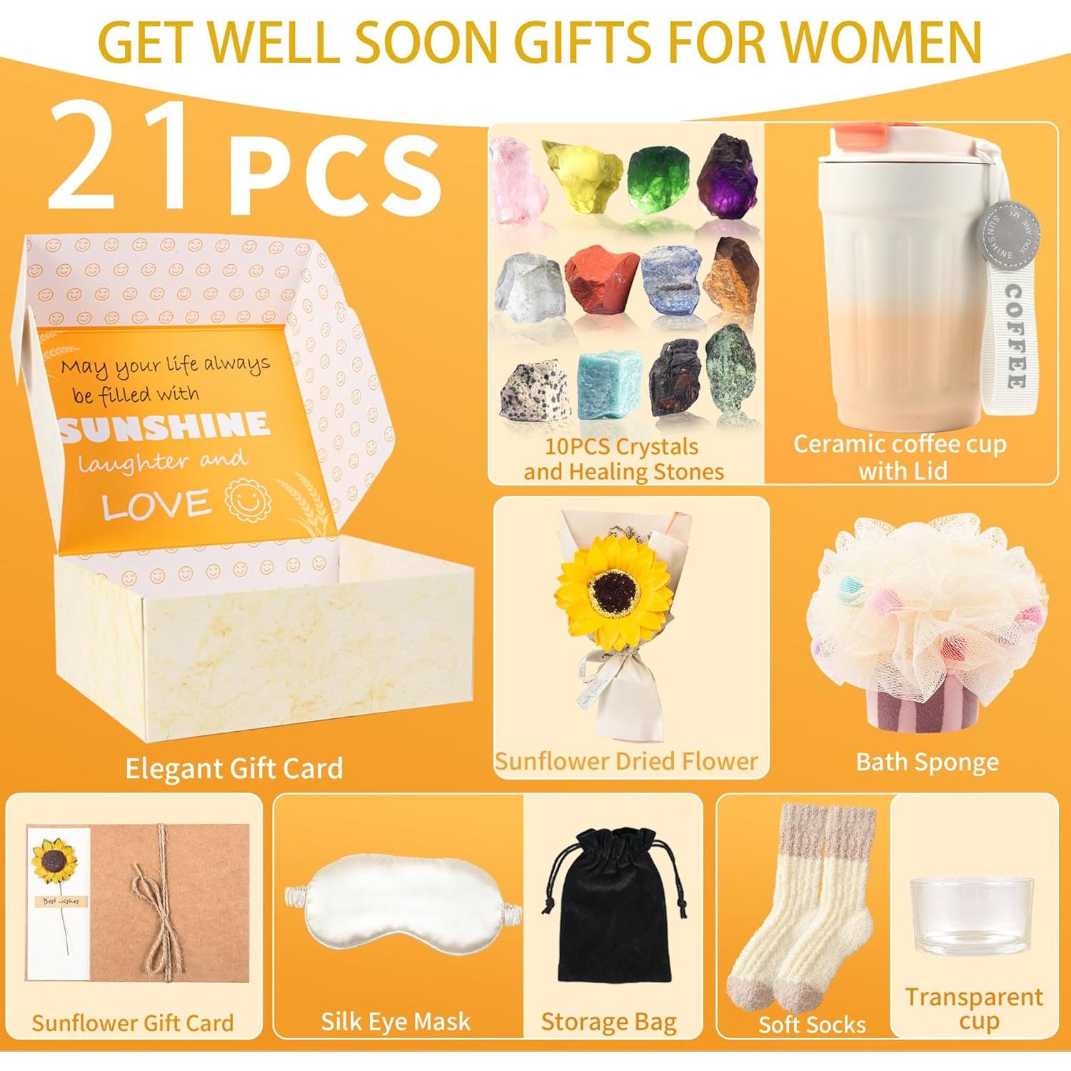 Caja de Regalo de Cuidado Personal Alitifiy 21 Piezas para Mujeres