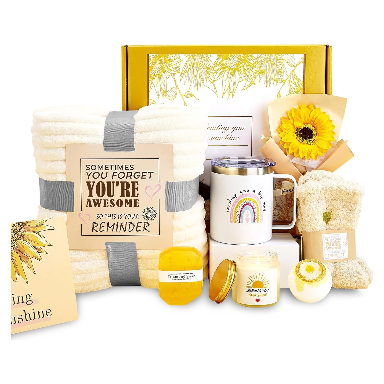 Cesta de Regalo de Bienestar FndAsxa 10pc para Mujeres