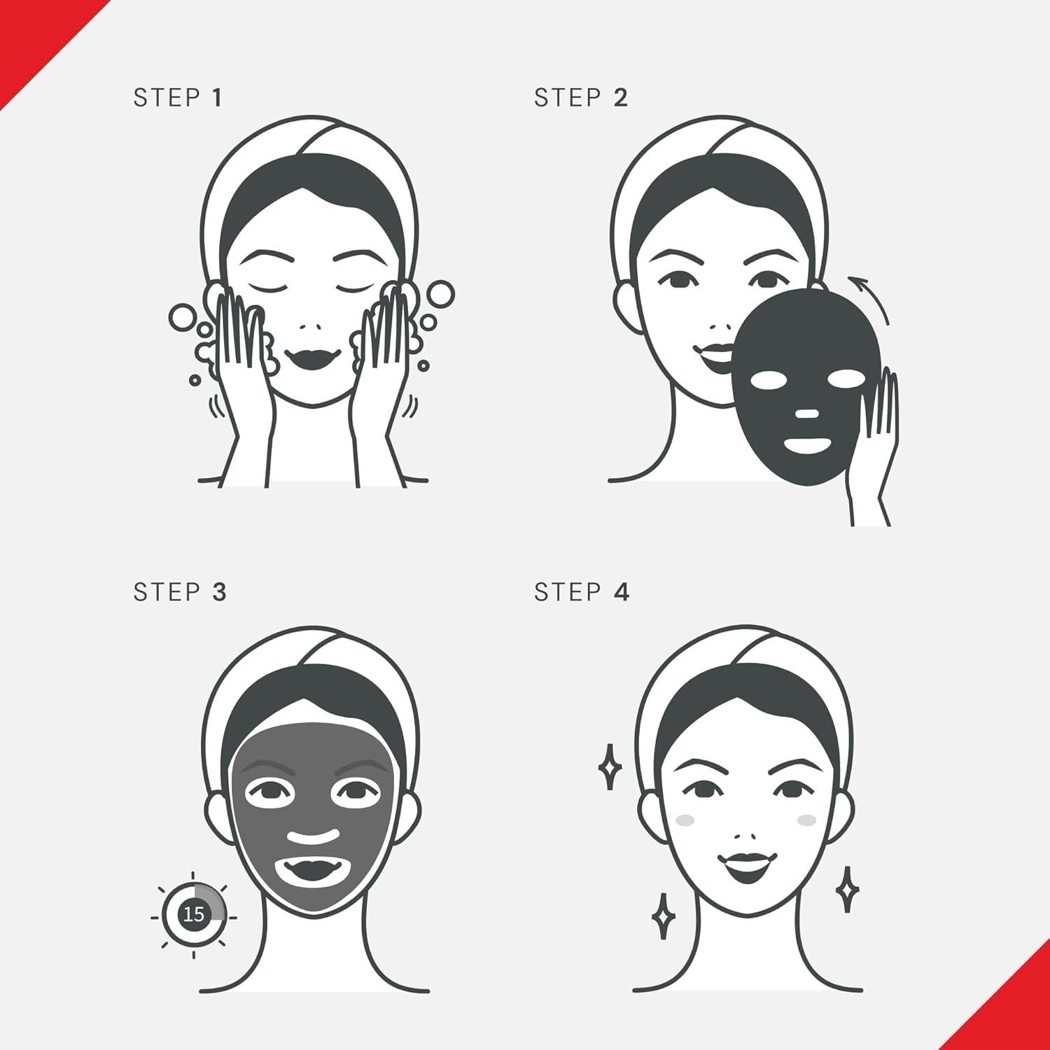 Máscara Facial BioMiracle de Pomelo y Girasoles - Paquete de 5