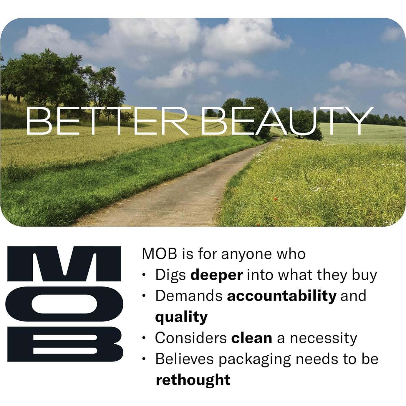 Bálsamo Labial Hidratante MOB M155 Amatista Ahumada 18g