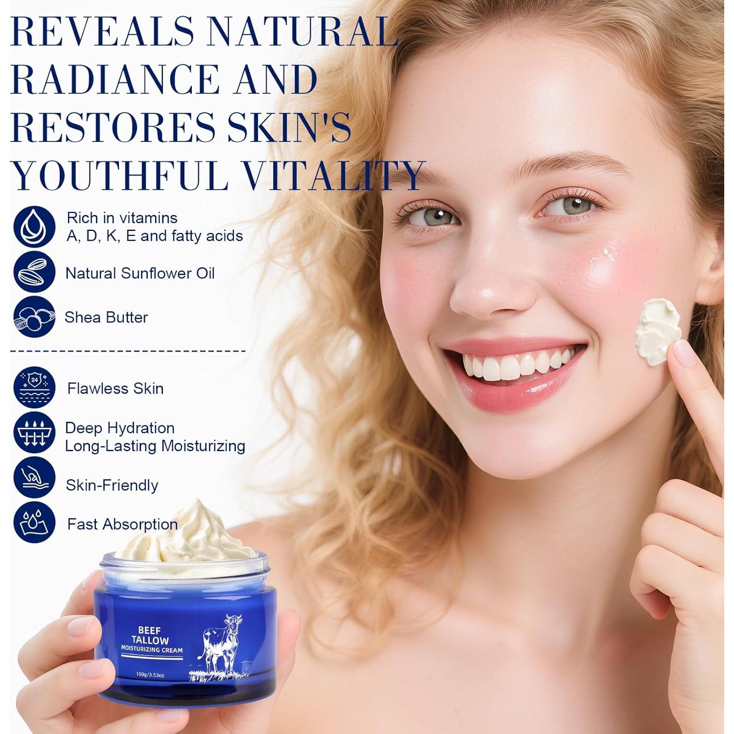 Bálsamo Hidratante Facial y Corporal SKSOYT - Grasa de Res Orgánica 308g