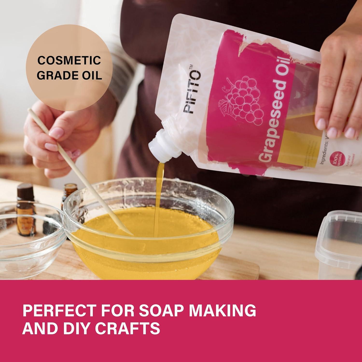 Aceite de Semilla de Uva Pifito 473 ml - 100% Puro y Natural