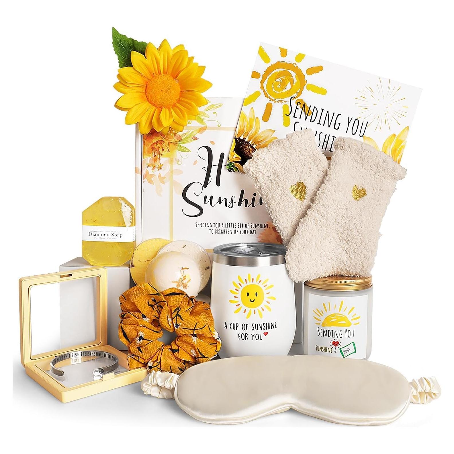 Cesta de Regalos de Cumpleaños para Mujeres Suhctuptx - Set de Spa