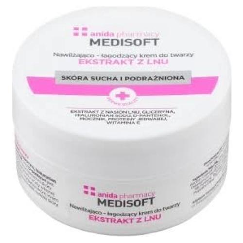 Crema Facial Anida Medisoft 100ml - Hidratante Linaza Ácido Hialurónico