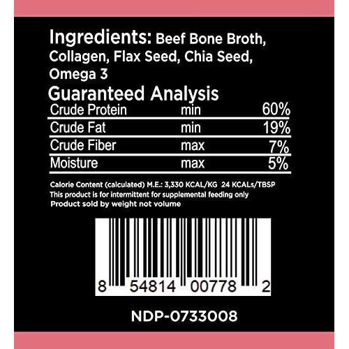 Proteína en Polvo Caldo de Hueso Nature's Diet 170g Piel y Pelaje
