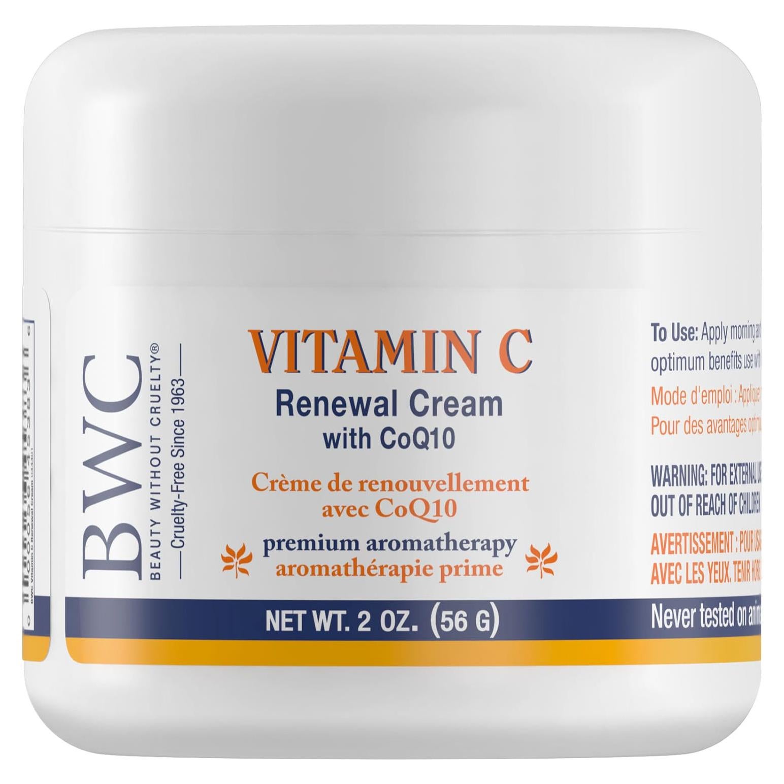 Crema Facial Hidratante Vitamina C BWC 56.7 g Orgánica