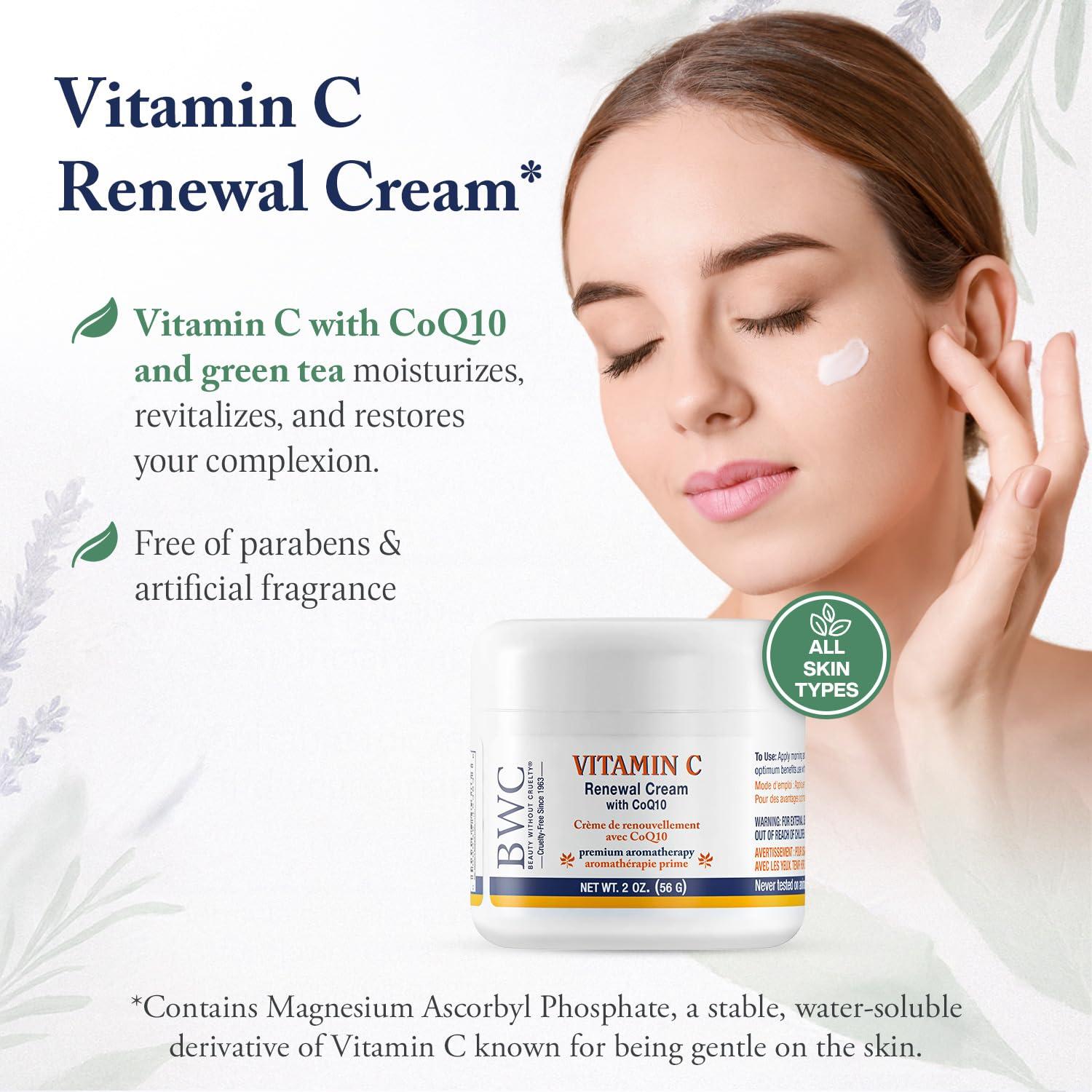 Crema Facial Hidratante Vitamina C BWC 56.7 g Orgánica