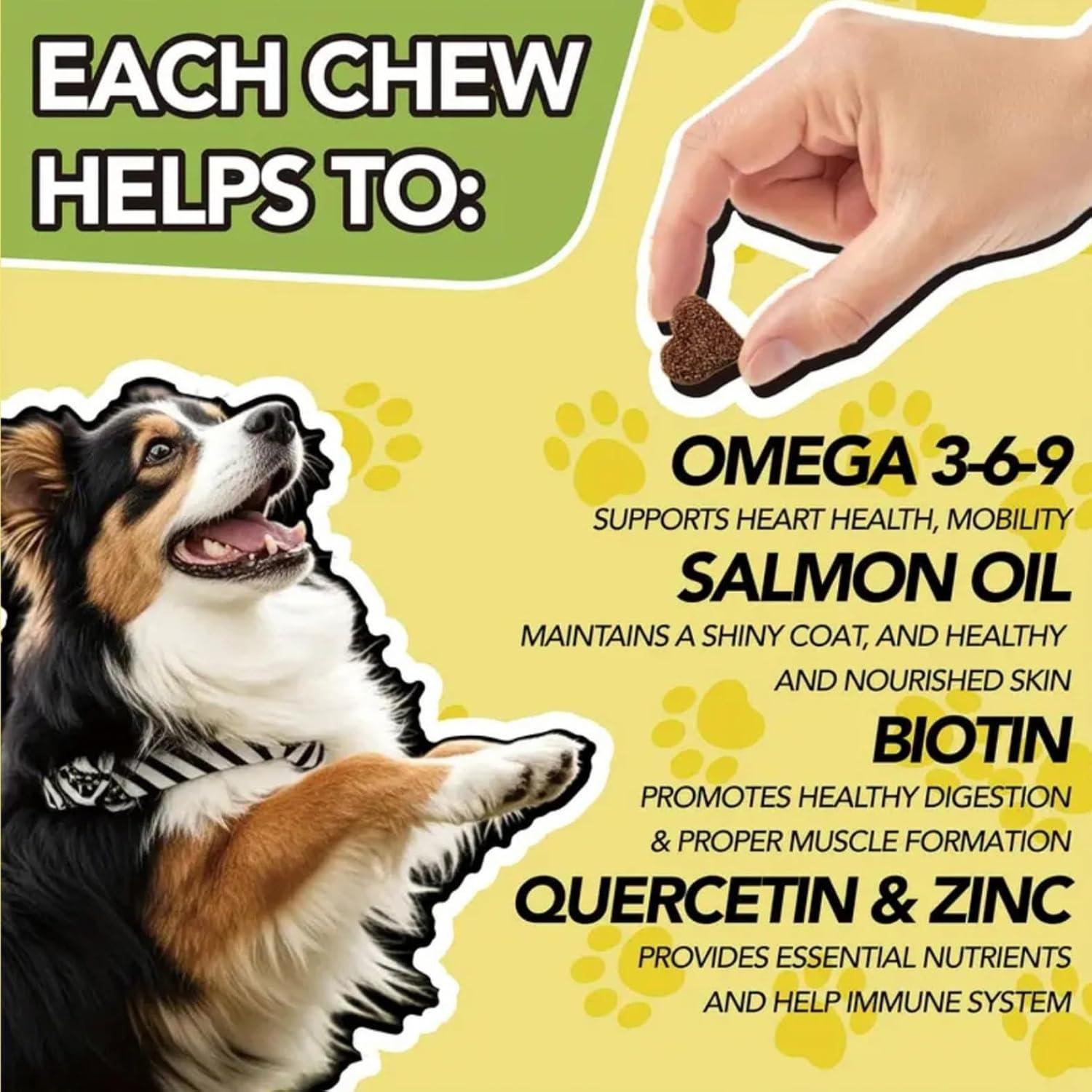 Suplemento para perros Vitalabs Skin & Coat 60 masticables