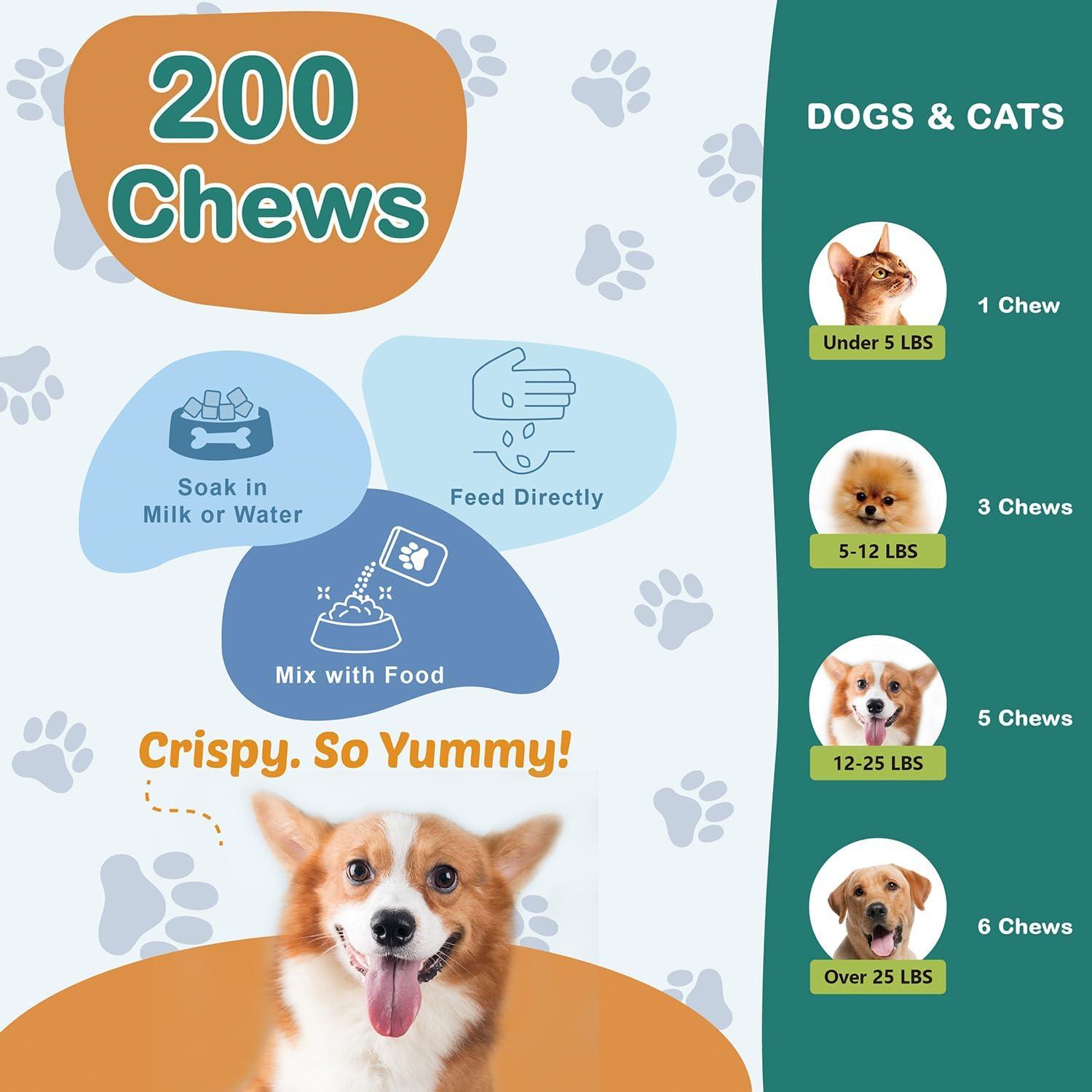 Golosinas Omega 3 para Perros y Gatos - Cuidado Piel y Pelaje