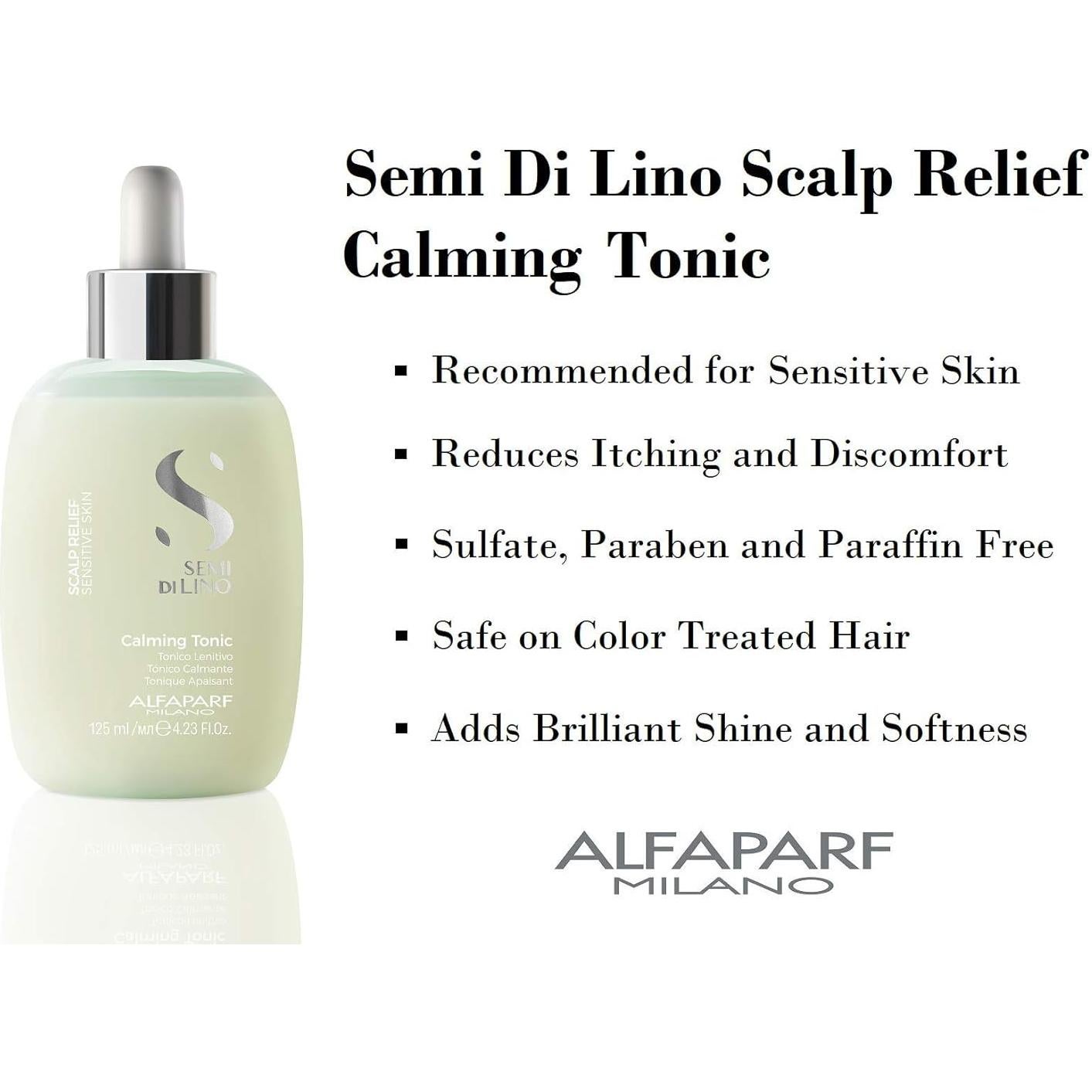 Tónico Calmante Alfaparf Milano Semi Di Lino 125 ml