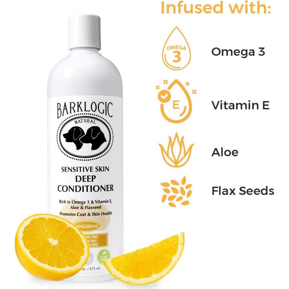 Acondicionador Profundo BarkLogic Mandarina 473 ml Piel Sensible