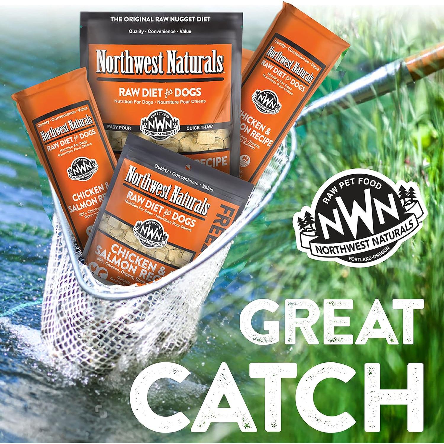 Comida Deshidratada para Perros Northwest Naturals 340g Pollo y Salmón