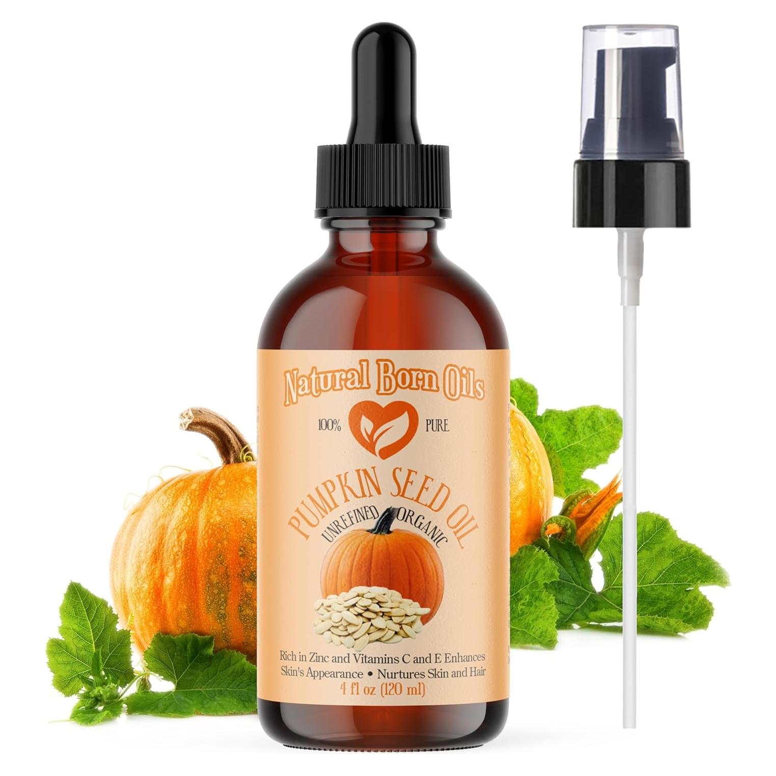 Aceite de Semilla de Calabaza Natural Born Oils 118ml Orgánico