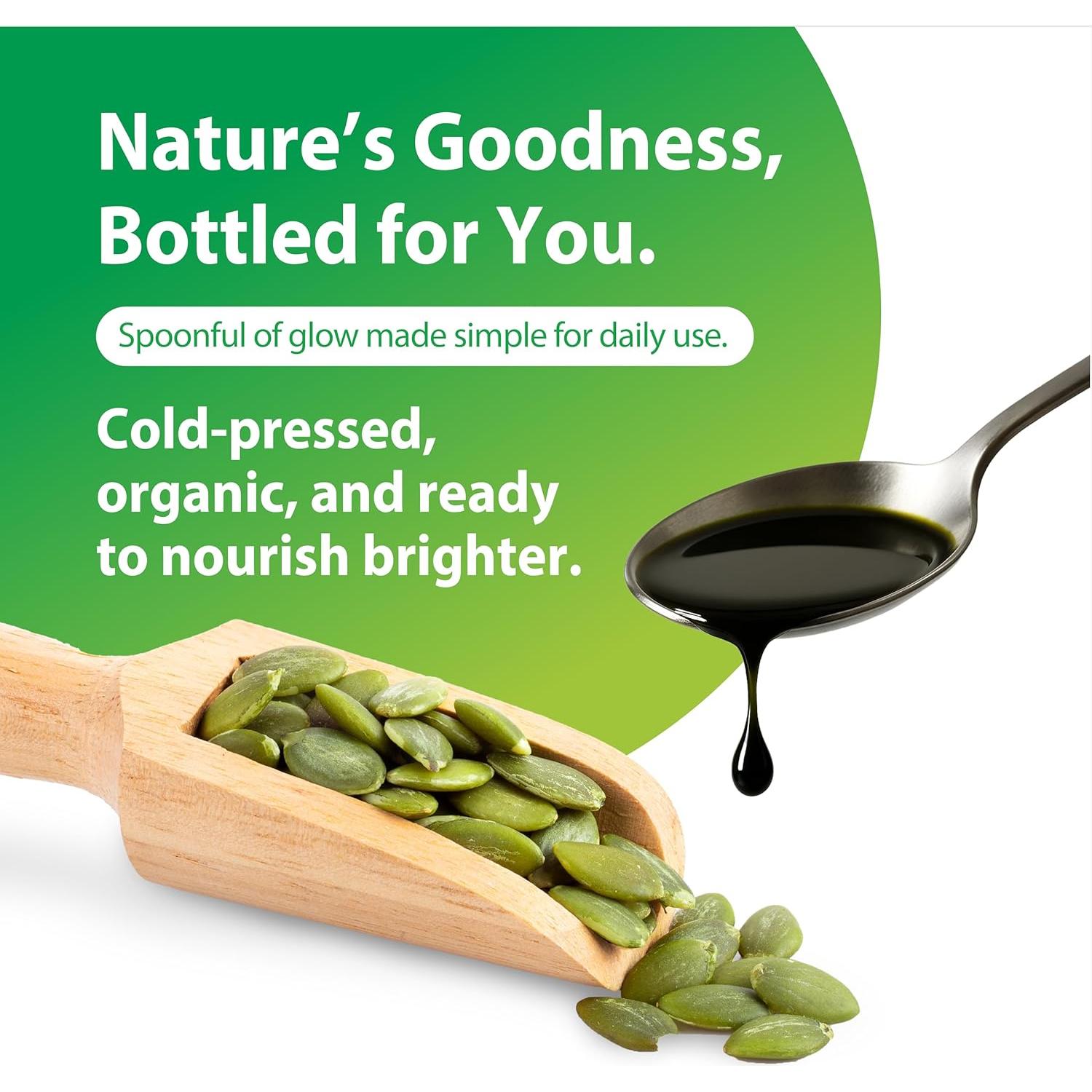 Aceite de Semilla de Calabaza Orgánico Rainbow Light 473 ml