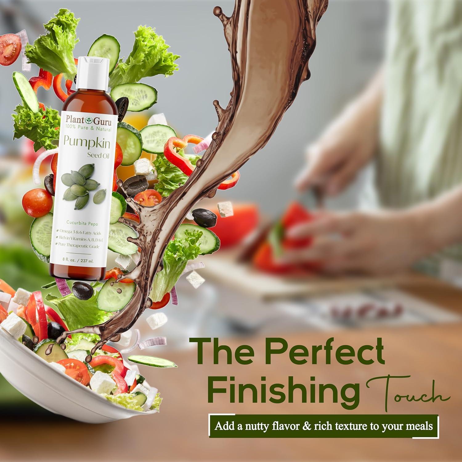 Aceite de Semilla de Calabaza 946 ml Virgen Prensado en Frío