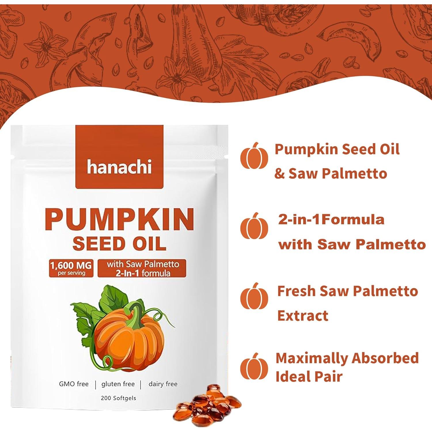 Cápsulas de Aceite de Semilla de Calabaza Ovela 200 Softgel