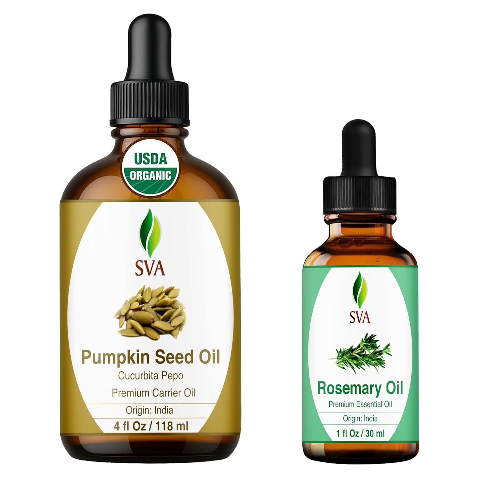 Combo Aceite Semilla de Calabaza 118 ml + Romero 30 ml SVA