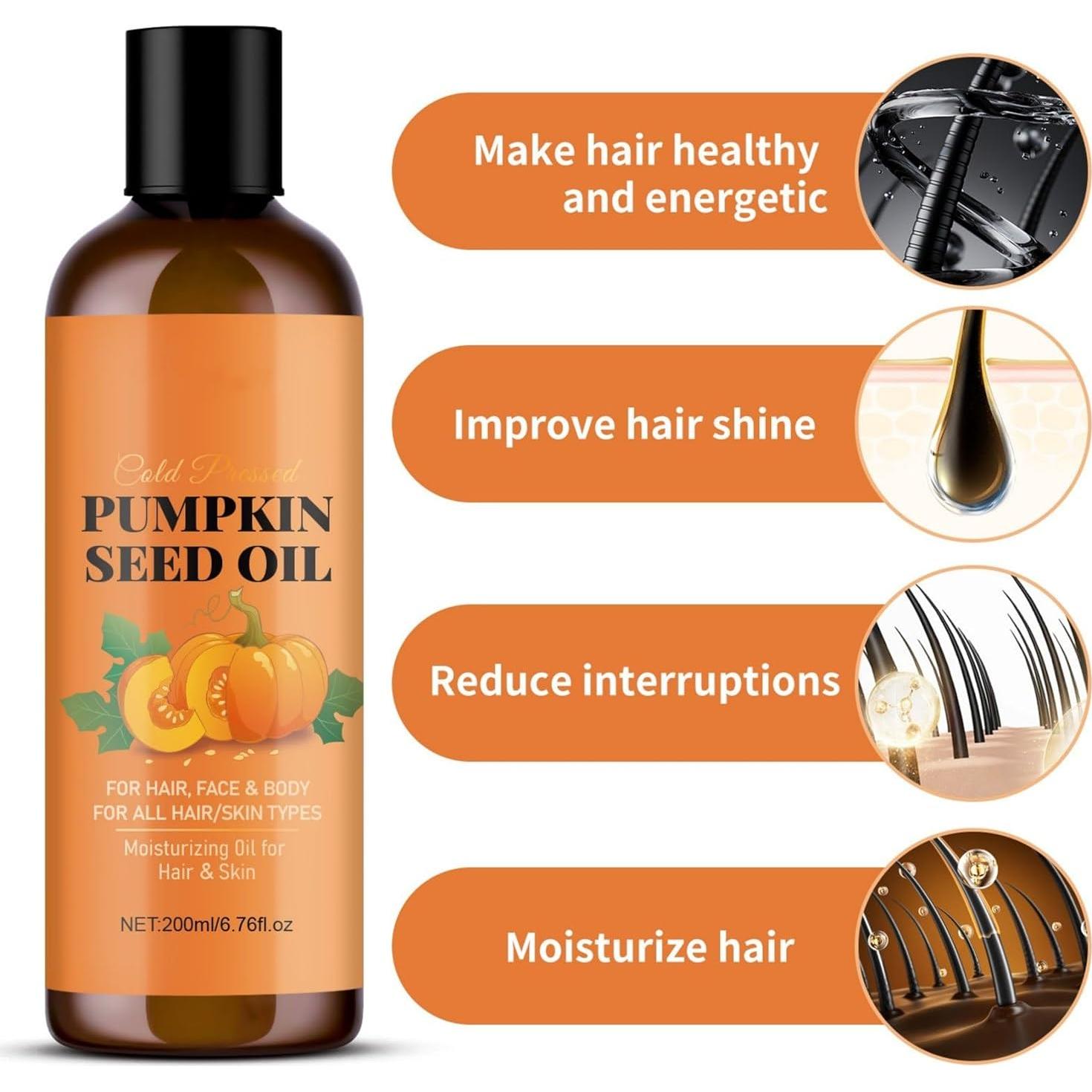 Aceite de Semilla de Calabaza BSMKCL 200ml Hidratante Multiusos