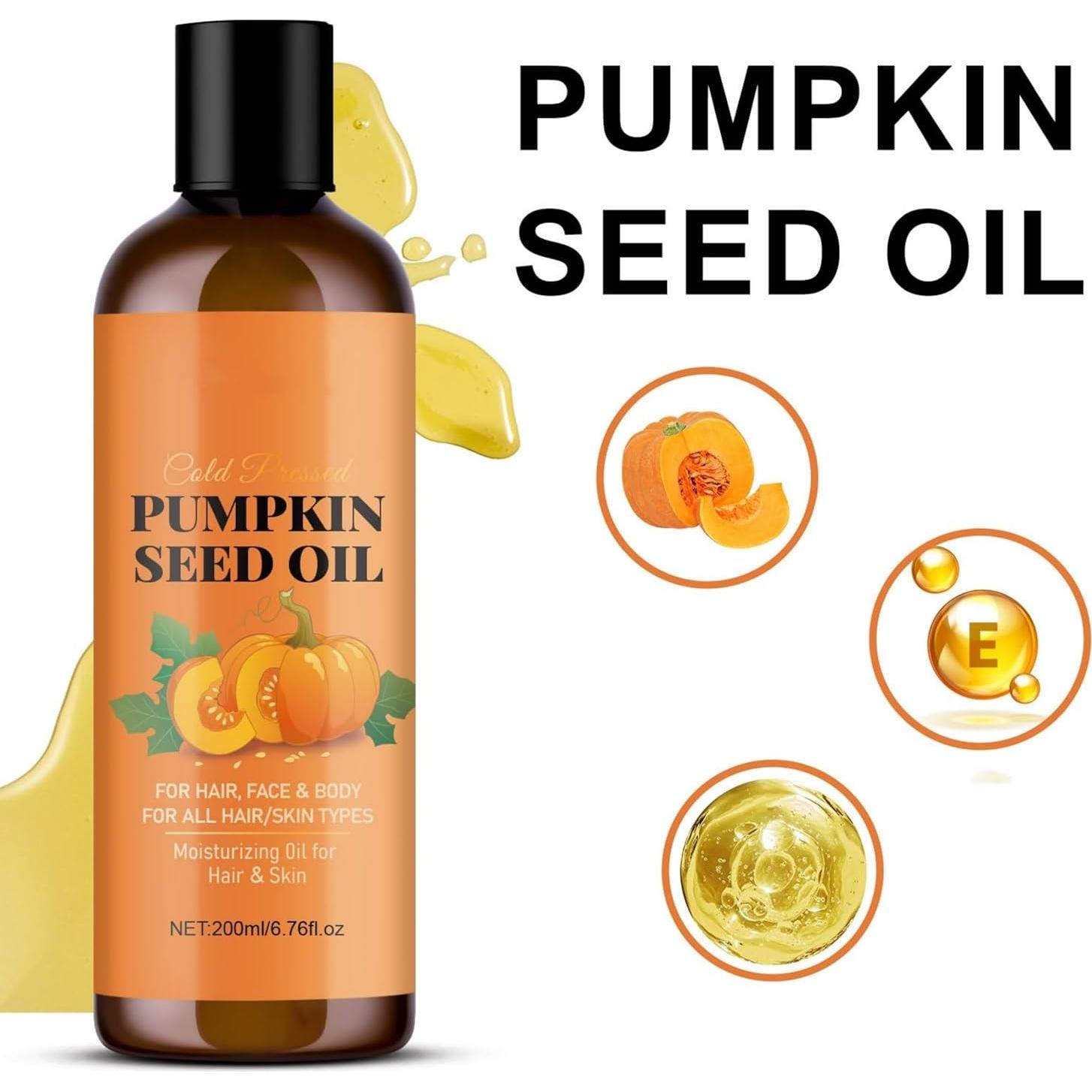 Aceite de Semilla de Calabaza BSMKCL 200ml Hidratante Multiusos