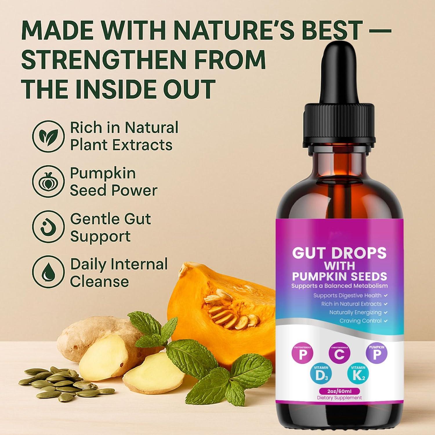 Gut 60ml - Extracto Natural con Semillas de Calabaza