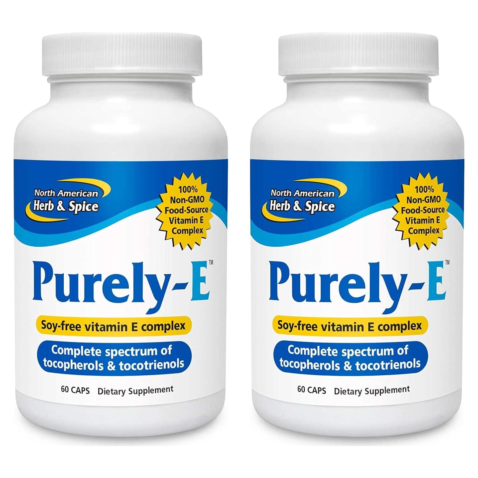 Suplemento Purely-E North American Herb - 60 Cápsulas