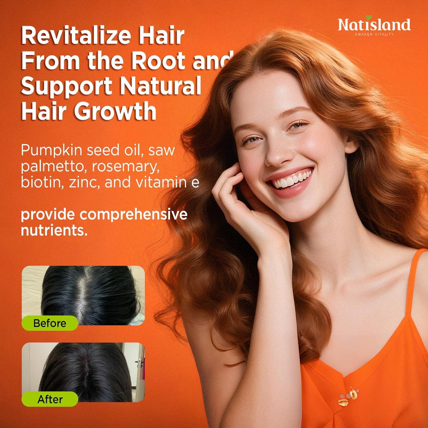 Gomitas de Aceite de Semilla de Calabaza Natisland 60 Unidades