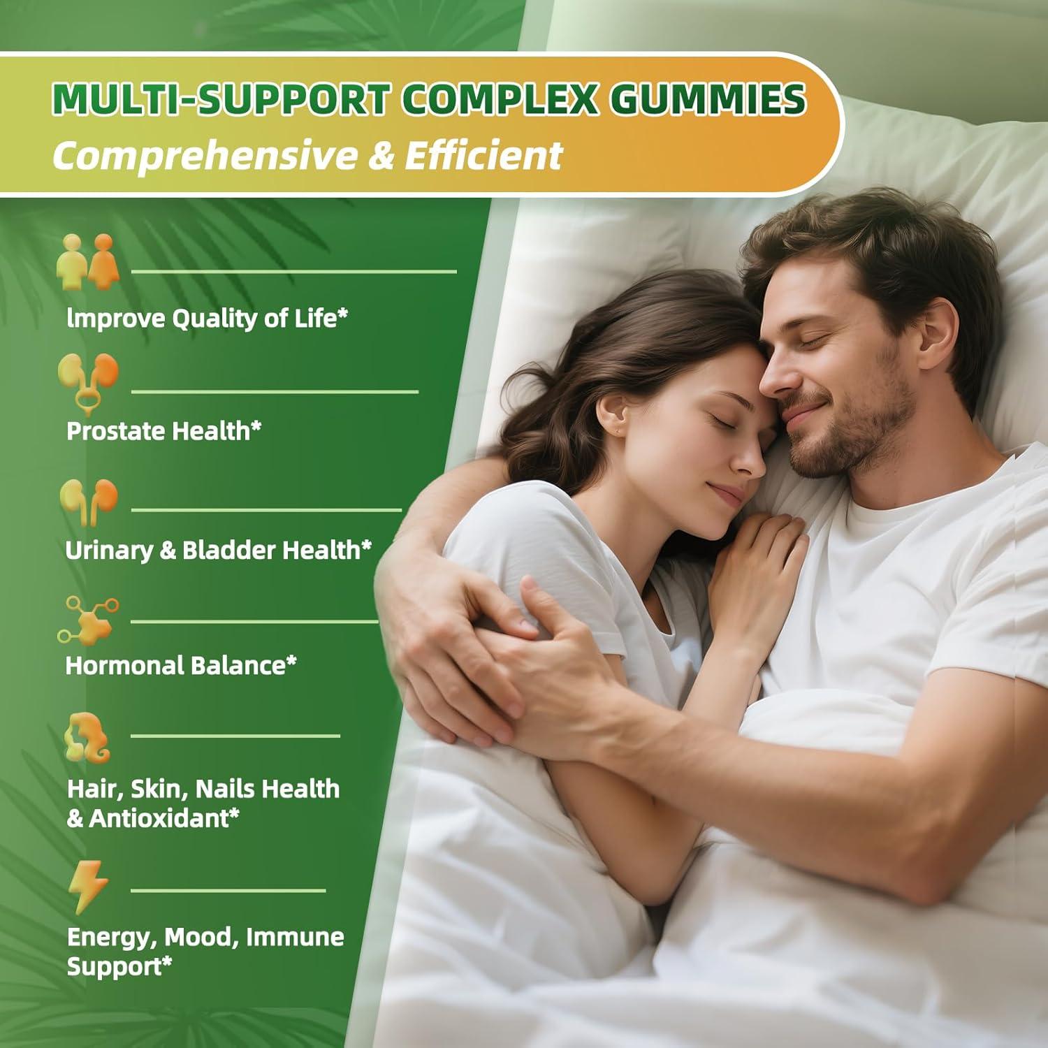 Gominolas Saw Palmetto Lukaree 60 CT - Salud Prostática y Cabello