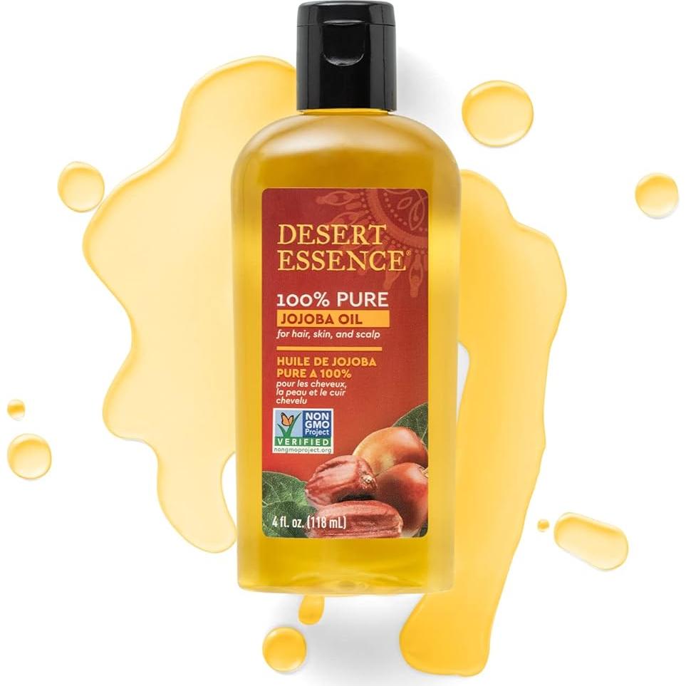 Aceite de Jojoba Puro Desert Essence 118 ml - Hidratante Facial y Capilar