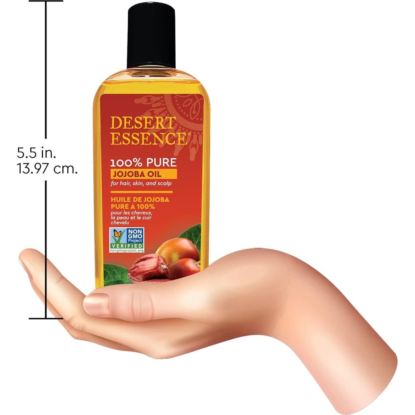 Aceite de Jojoba Puro Desert Essence 118 ml - Hidratante Facial y Capilar