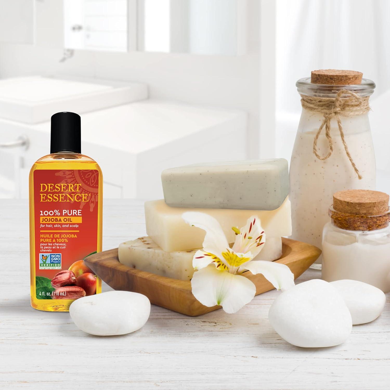 Aceite de Jojoba Puro Desert Essence 118 ml - Hidratante Facial y Capilar