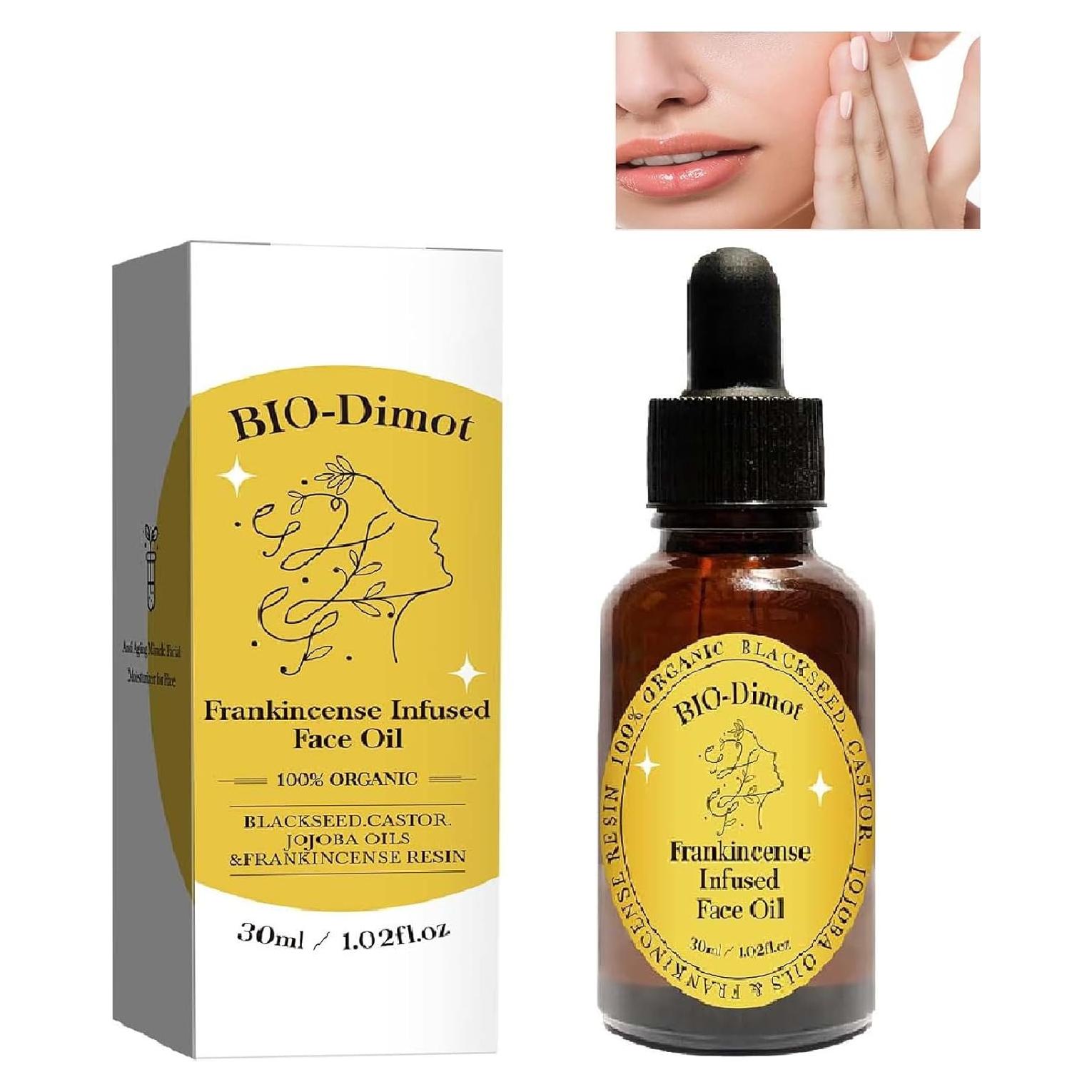 Aceite Facial Antienvejecimiento GHTPJ 30 ml con Incienso y Jojoba