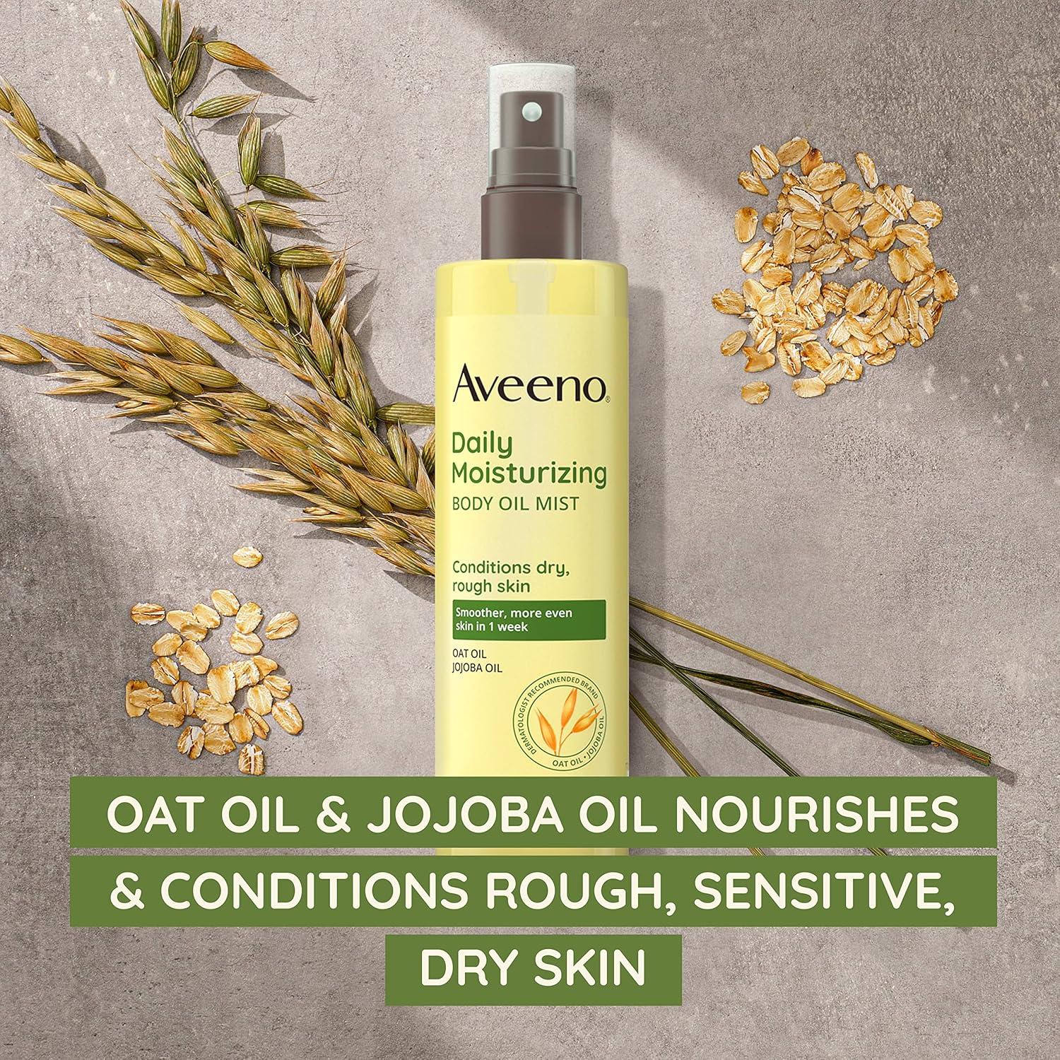 Aerosol de Aceite Corporal Hidratante Aveeno 198.4 ml Doble