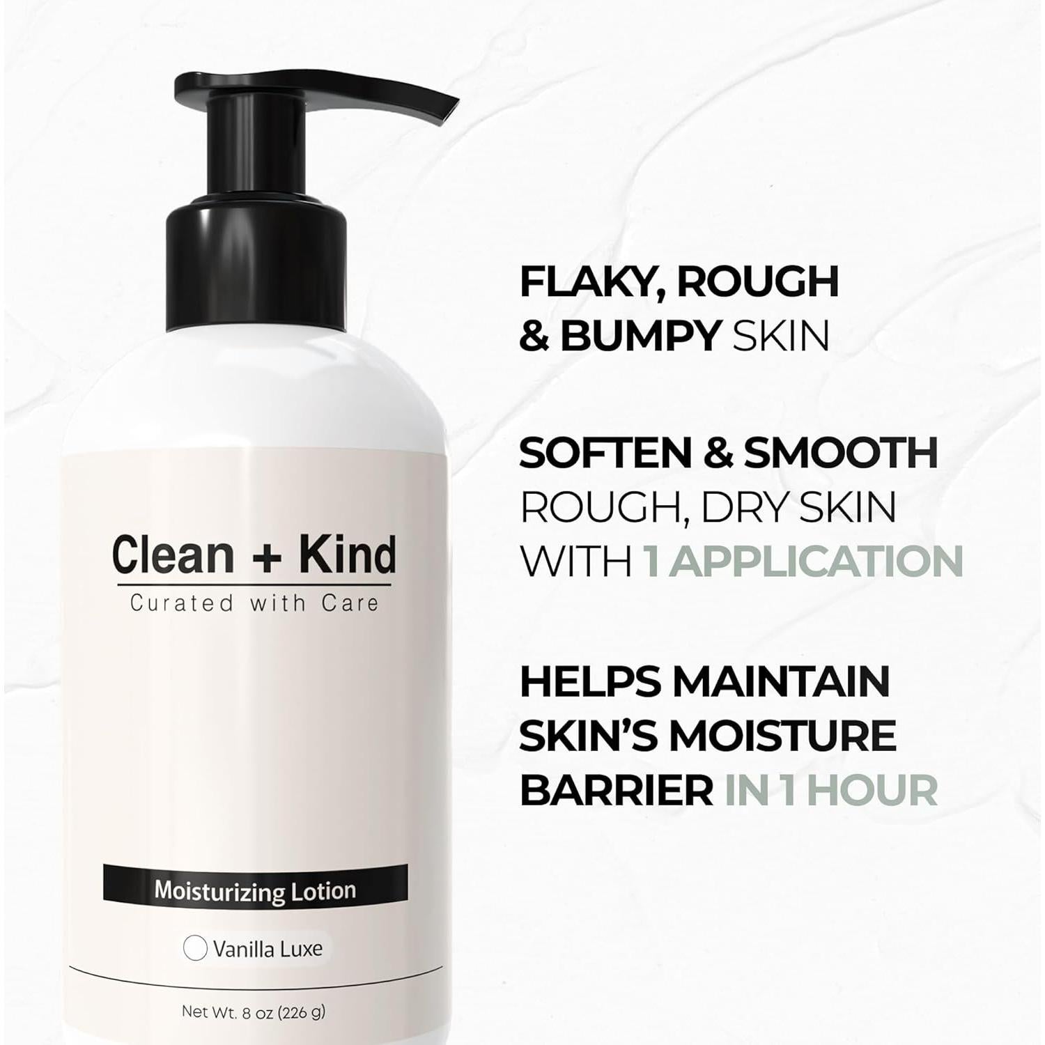 Loción Corporal Hidratante Clean + Kind 227 g Vainilla