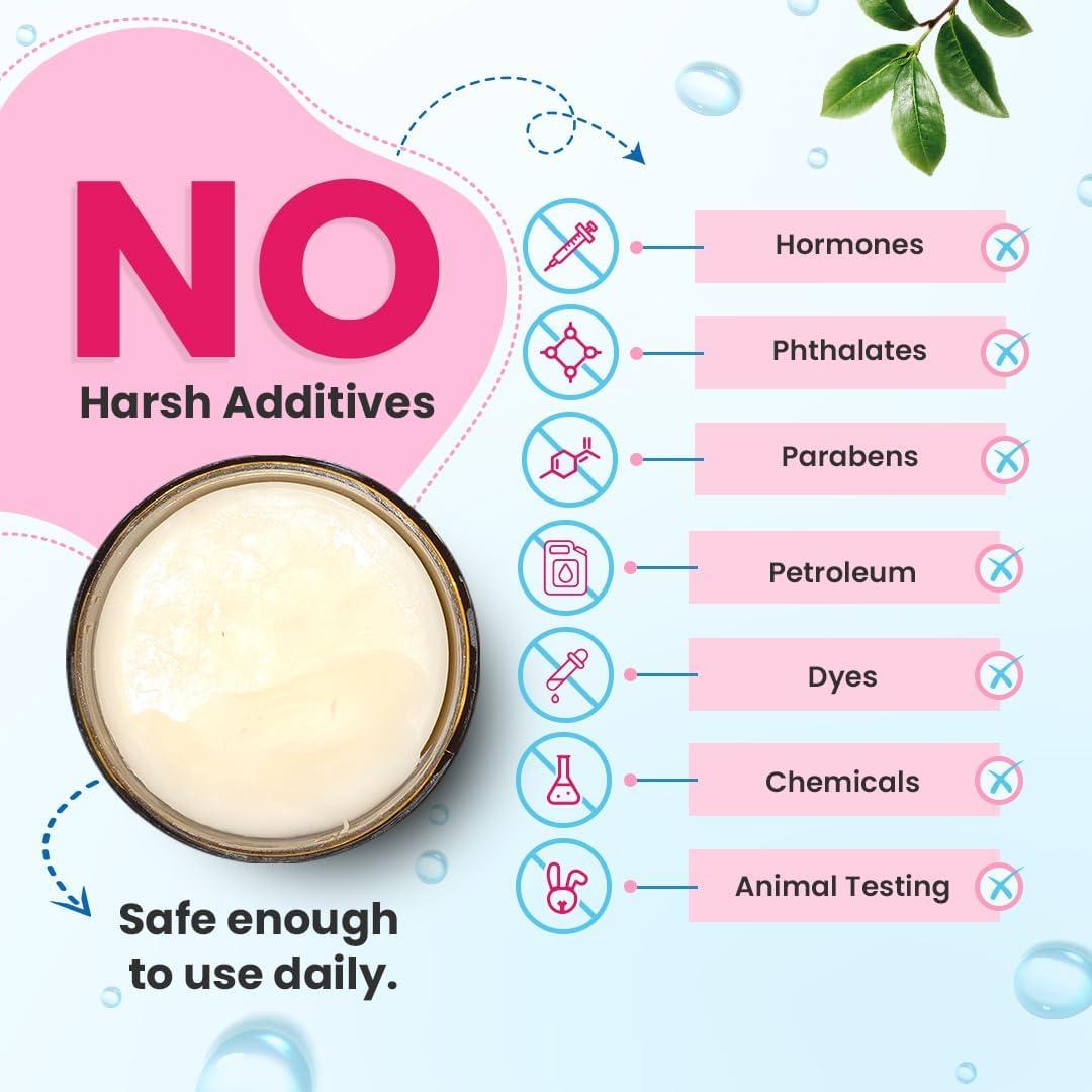 Bálsamo Vulvar Natruveda 10g - Hidratante Femenino Sin Fragancia y Sándalo Rosa