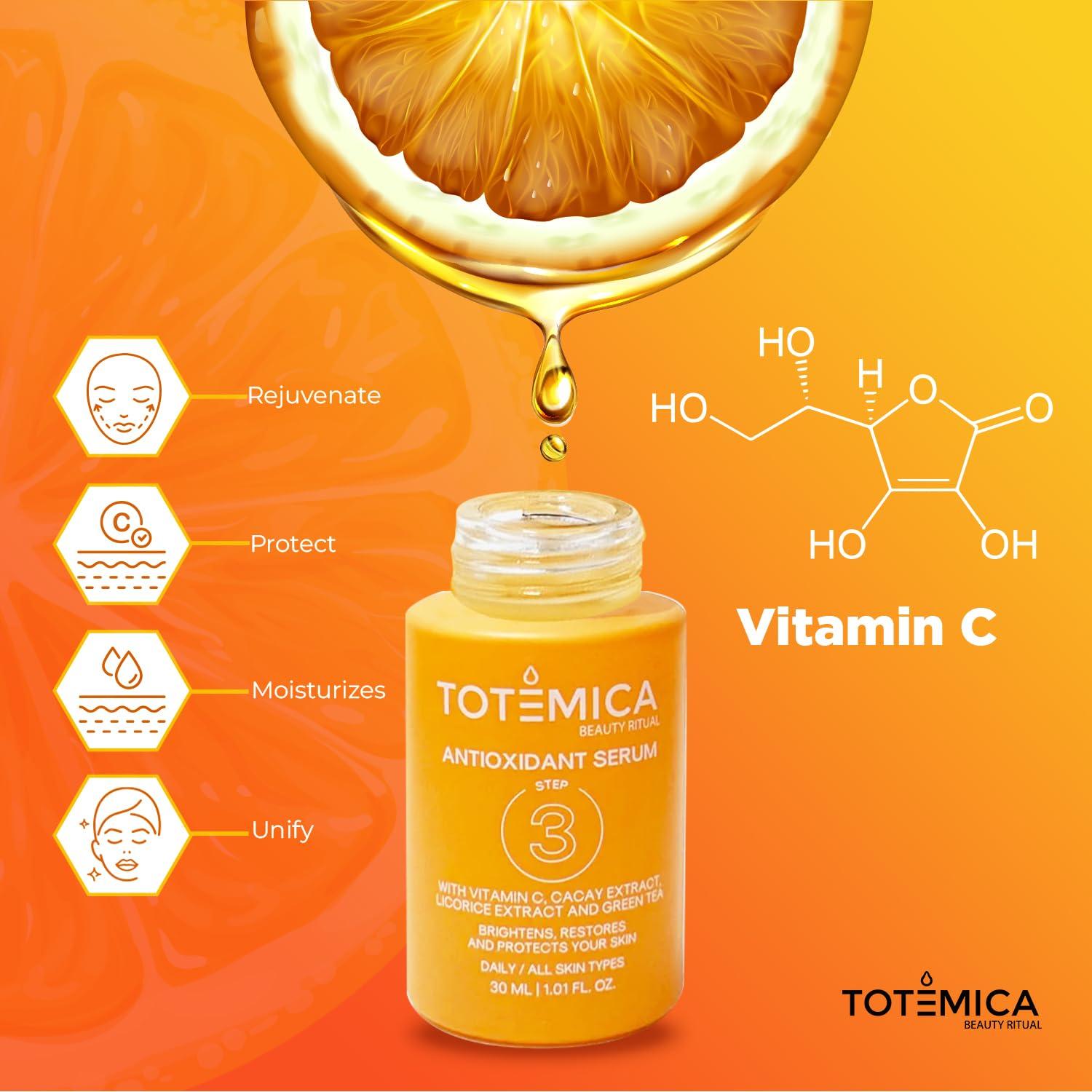 Suero Facial Antioxidante TOTEMICA Vitamina C 30 ml