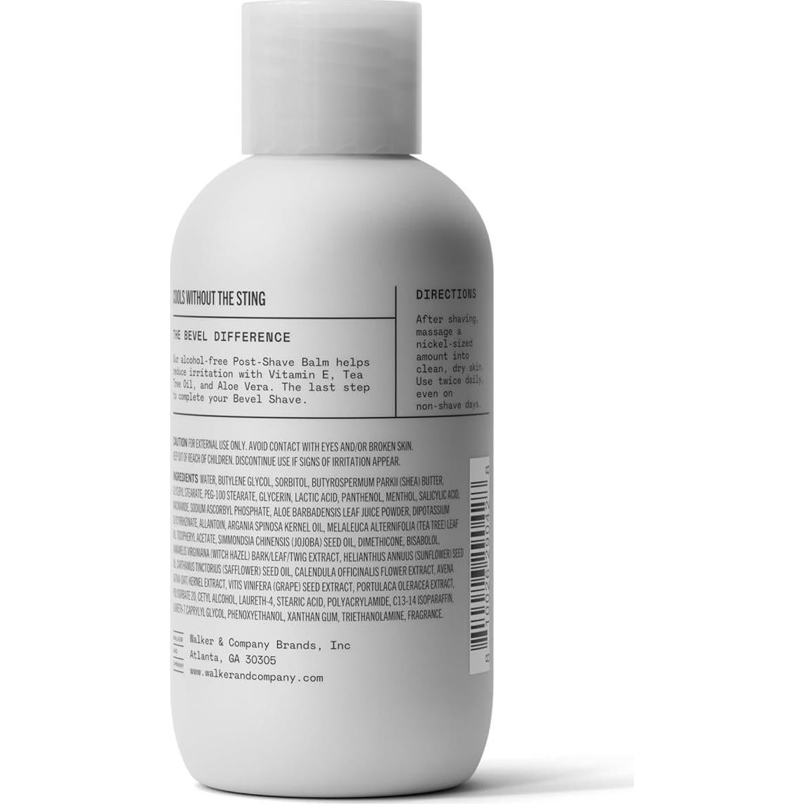 Bálsamo Aftershave Bevel 113g - Hidratante y Calmante para Hombres