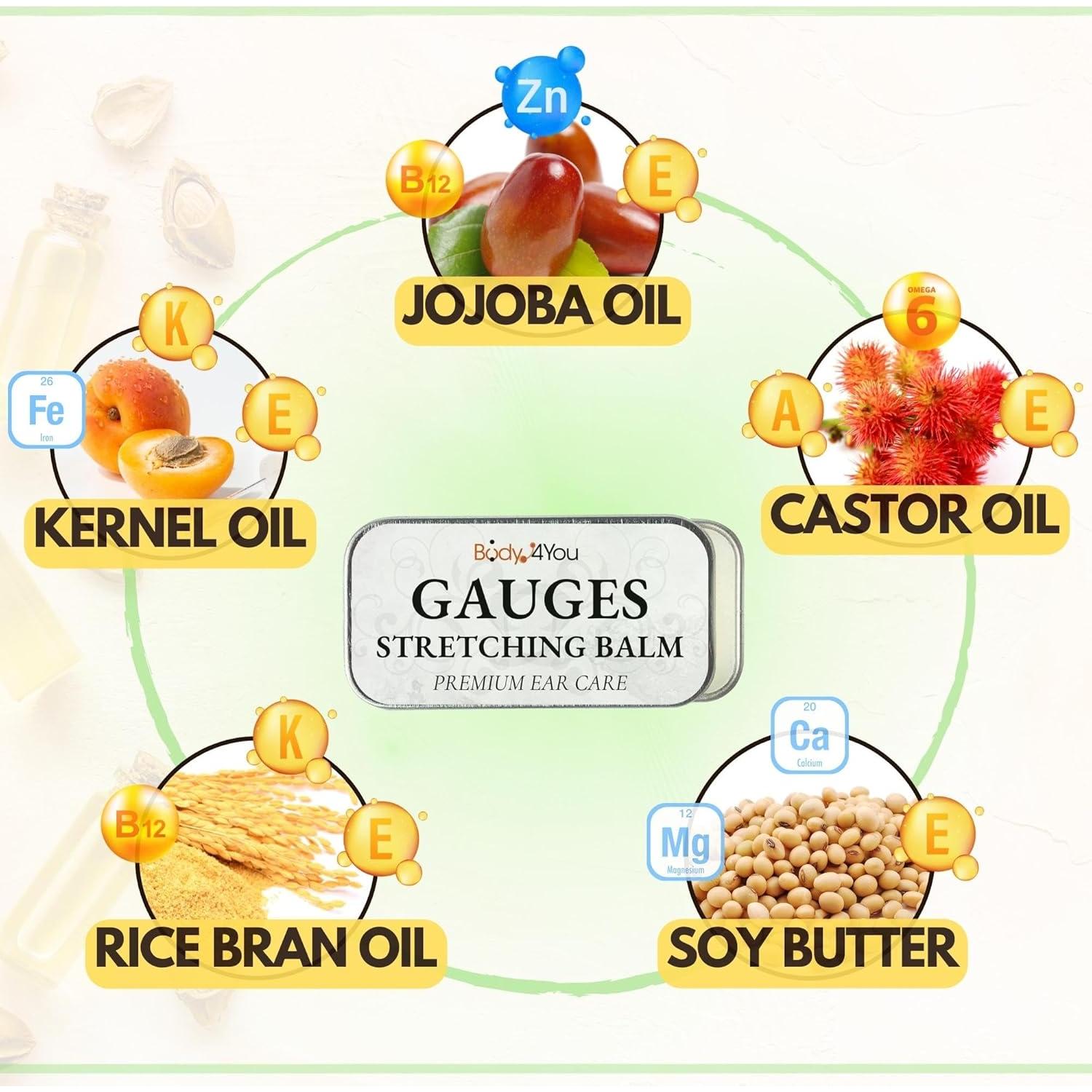 Kit de Cuidado Post-Piercing BodyJ4You - Balsamo y Aceite Jojoba