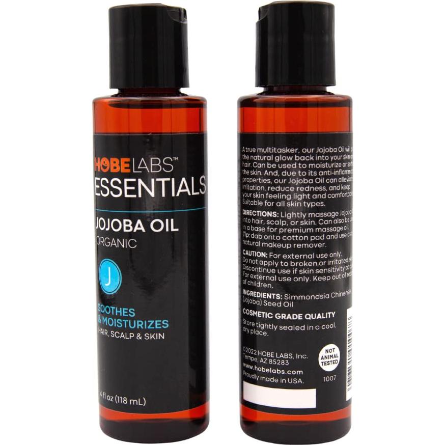 Aceite de Jojoba Puro Hobe Labs 118 ml Hidratante Corporal