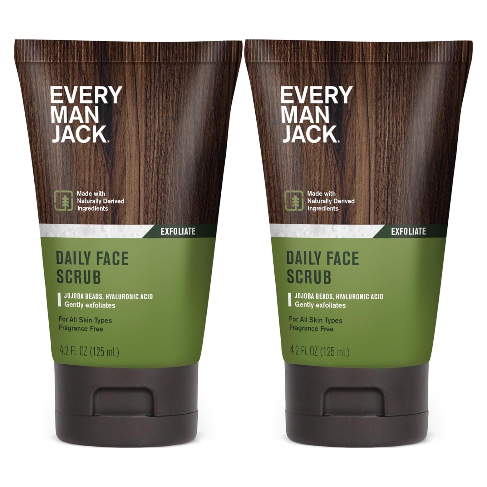 Exfoliante Facial Suave Every Man Jack 119g - Hidratante y Revitalizante