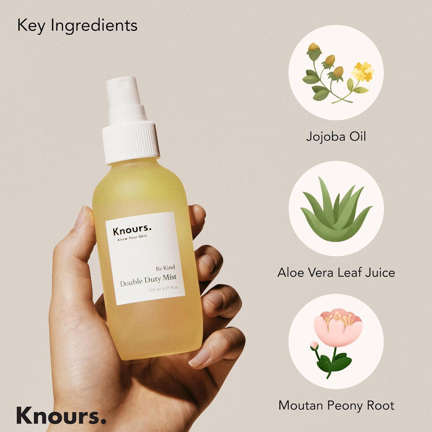 Spray Facial Hidratante Knours 110ml - Jojoba y Aloe Vera