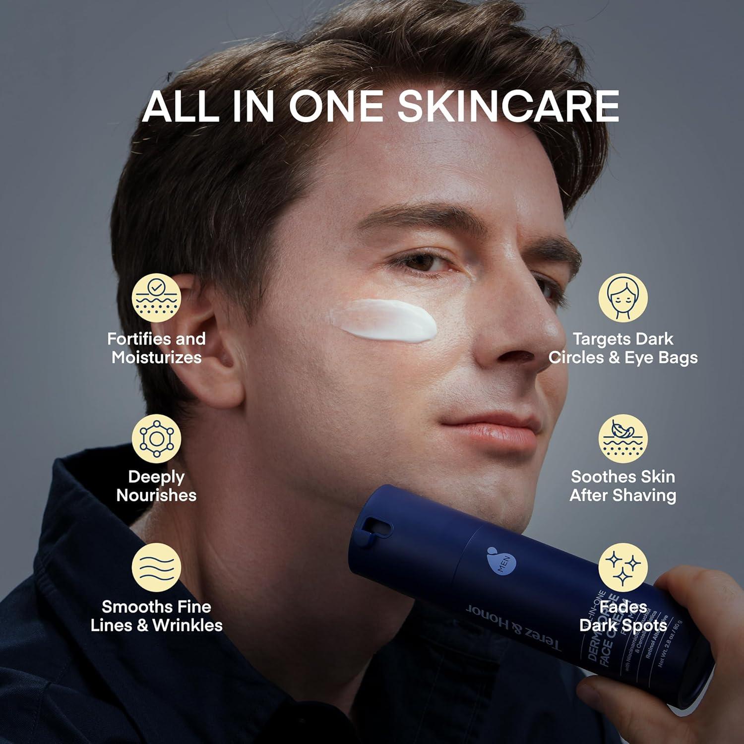 Crema Facial Hidratante Terez & Honor 6-en-1 para Hombres 159.9g