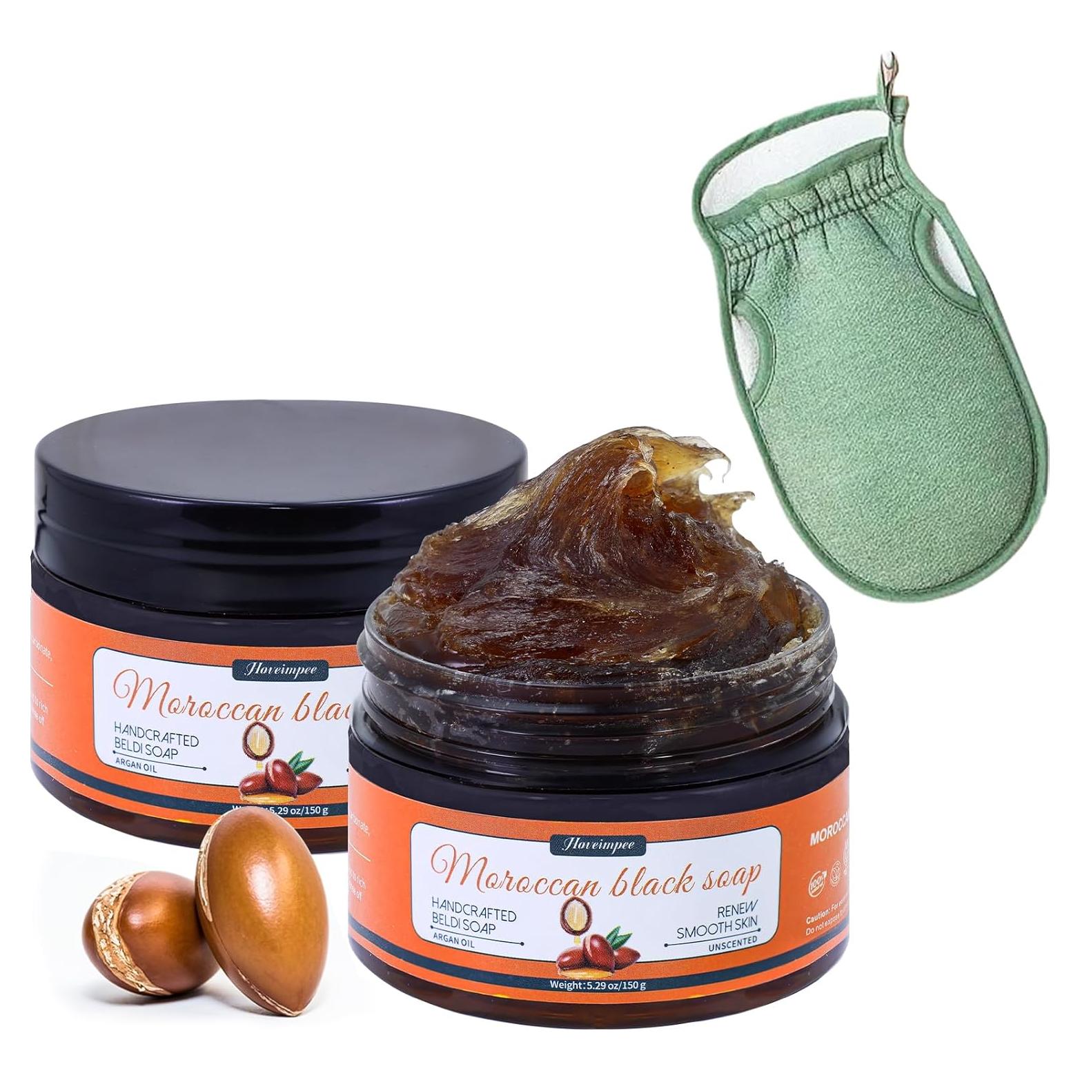 Jabón Negro Marroquí Hoveimpee Orgánico 150 g - Hidratante