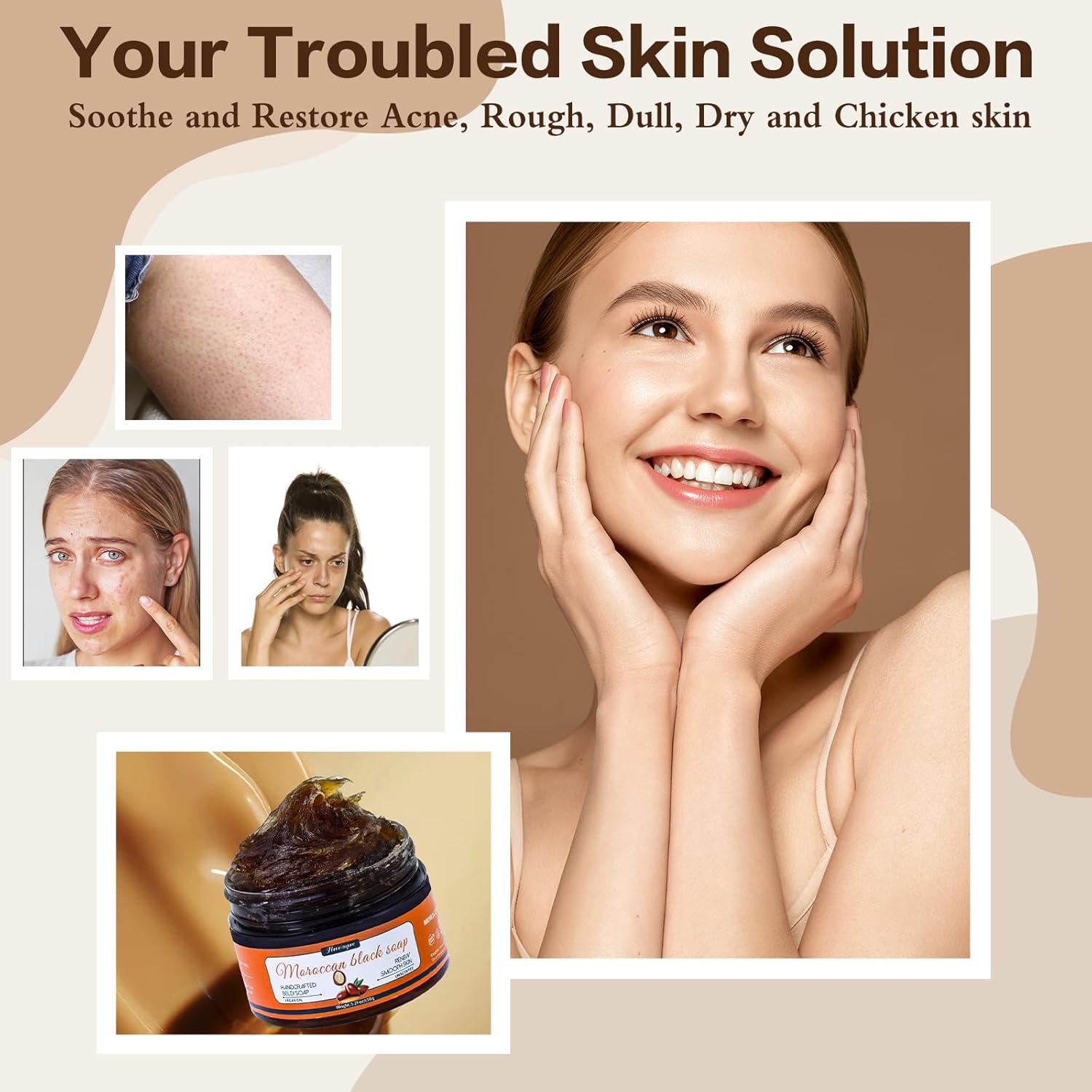 Jabón Negro Marroquí Hoveimpee Orgánico 150 g - Hidratante