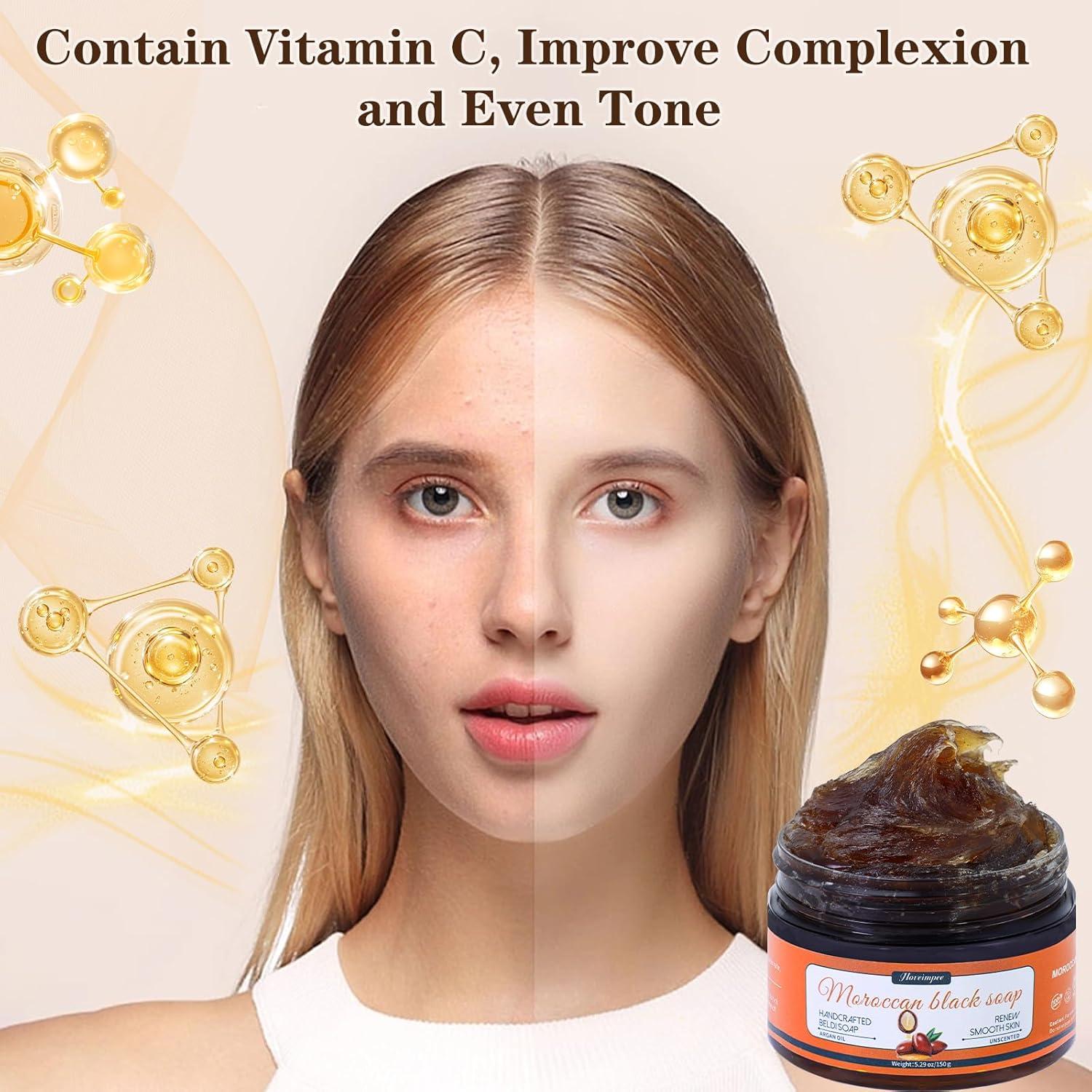 Jabón Negro Marroquí Hoveimpee Orgánico 150 g - Hidratante