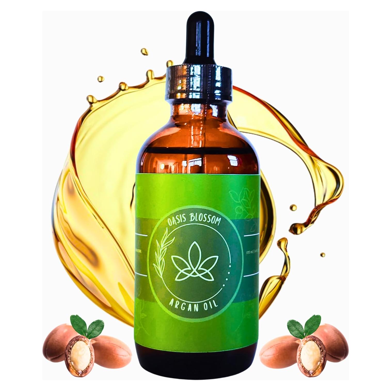 Aceite de Argán Orgánico Puro Oasis Blossom 50 ml - Hidratante Facial y Capilar