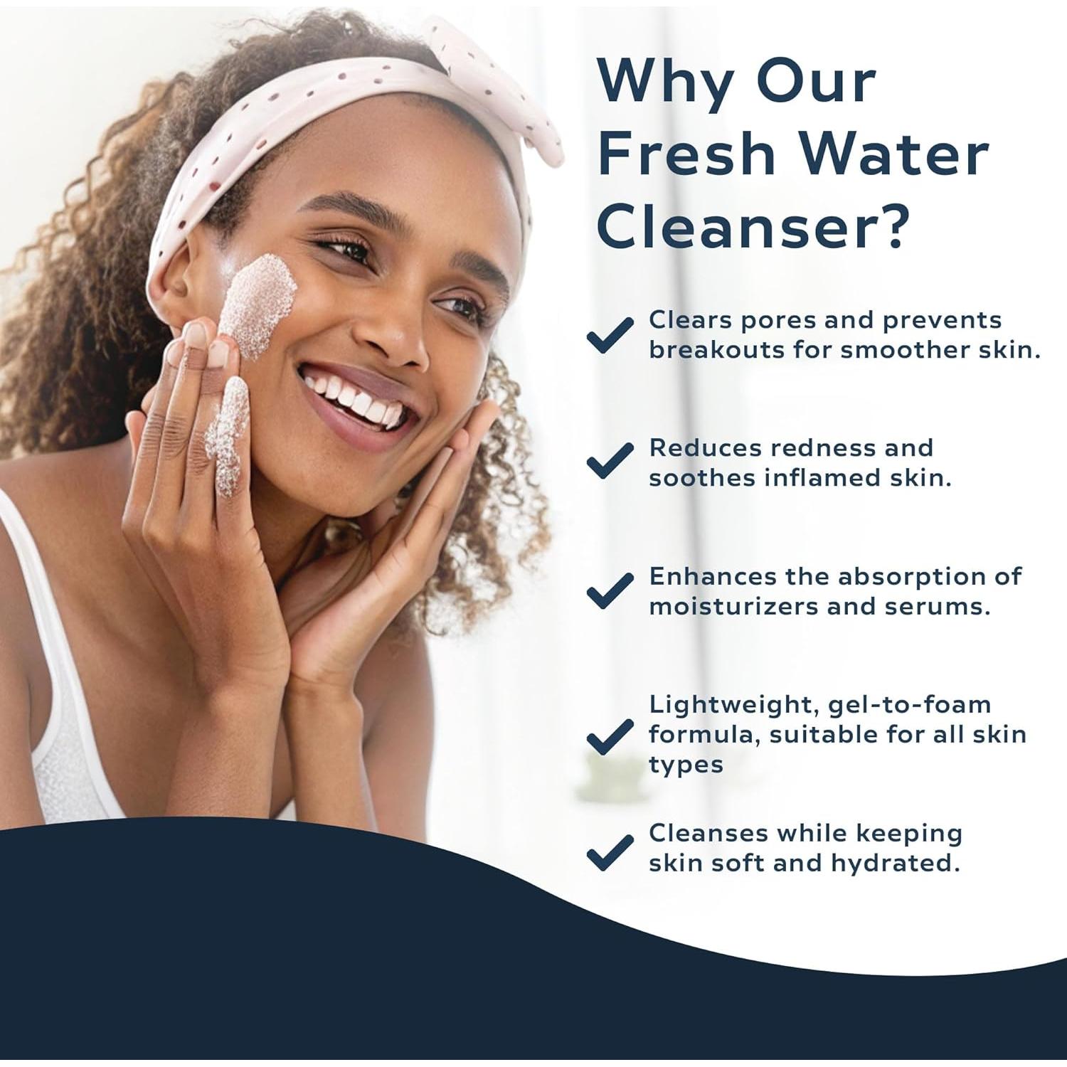 Paquete de Cuidado de la Piel Neptune 3 Piezas - Limpiador, Hidratante y Exfoliante Natural