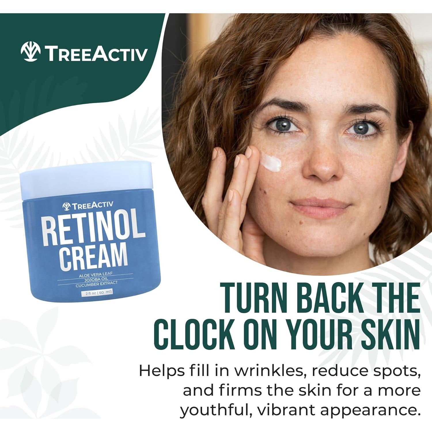 Crema de Retinol TreeActiv 60 ml - Hidratante Anti-Envejecimiento