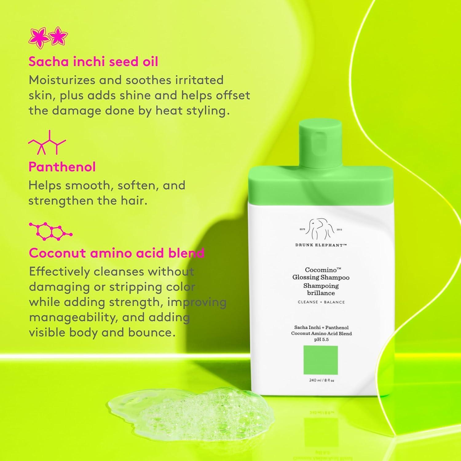 Champú Brillante Cocomino Drunk Elephant 240 ml - Sin Sulfatos