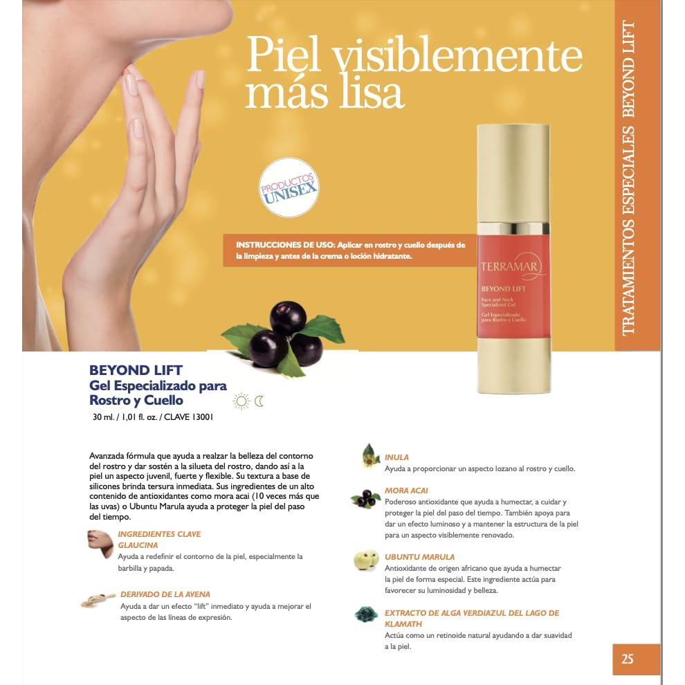 Gel Reafirmante Terramar Beyond Lift 30ml - Antienvejecimiento